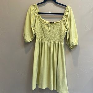 J.Crew Broken-in Jersey Smocked Babydoll Dress